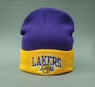 Шапка M&N Los Angeles Lakers ARCHED CUFF KNIT EU349-ARCHED-PUR