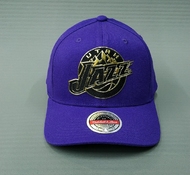 Бейсболка M&N Utah Jazz GOLDEN BLACK STRETCH SNAPBACK HWC Purple