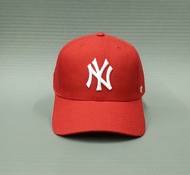Бейсболка 47 BRAND MLB NEW YORK YANKEES MVP Красный / белый лого