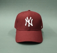 Бейсболка 47 BRAND MLB NEW YORK YANKEES MVP Бордо / белый лого